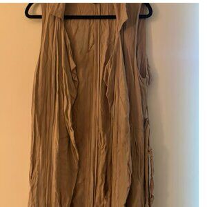 Women’s Khaki cover up vest